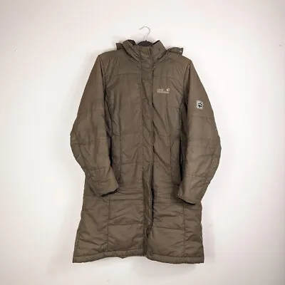 Women's Jack Wolfskin Winter Puffer Coat Jacket Size UK 10 • £25
