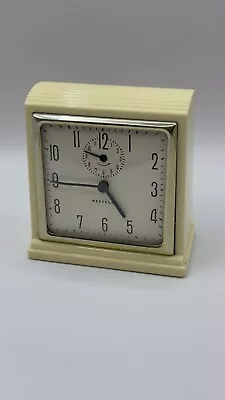 Westclox Ivory Mascot Wind Up Clock  • $45