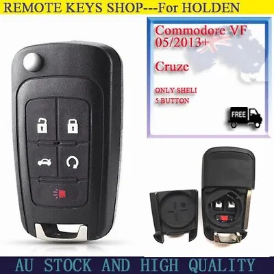 $10.55 • Buy 5 Button Fit For HOLDEN COMMODORE VF Remote Flip Key Blank Shell/Case/Enclosure