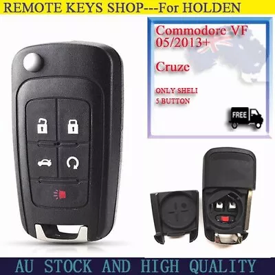 5 Button Fit For HOLDEN COMMODORE VF Remote Flip Key Blank Shell/Case/Enclosure • $10.79