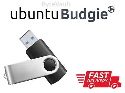 Ubuntu Budgie 23.04.3 Live/Install Bootable USB • £8.79