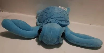 Big Eyed Plush Blue Sea Turtle - 9  Stuffed Animal • $8.50