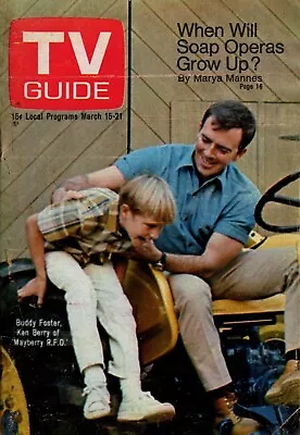 1969 TV Guide March 15 - Ken Berry Mayberry RFD; Sunspot NM; Hawaii 5-0; • $20.30