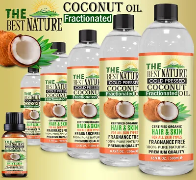 Coconut Fractionated Oil Perfect For Moisturising And Massage High Quality UK • £3.79