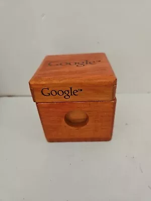 Google Wooden Squared Puzzle Box Intelligence Mind Family Game House Décor • $15