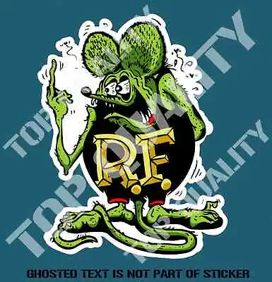 RAT FINK RAT ROD Decal Sticker For Mancave Rat Hot Rod Americana Decals Stickers • $5.50