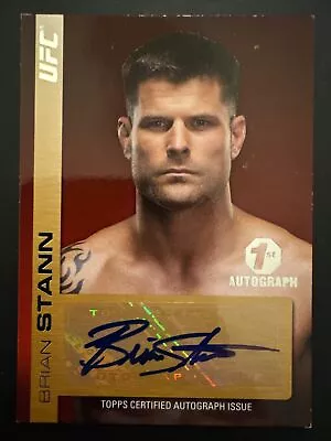 2011 Topps UFC Title Shot Brian Stann Auto Rookie • $20