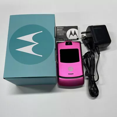 Motorola RAZR V3 Unlocked Flip Bluetooth GSM 850 /900 /1800 /1900 Mobile Phone • $32.99