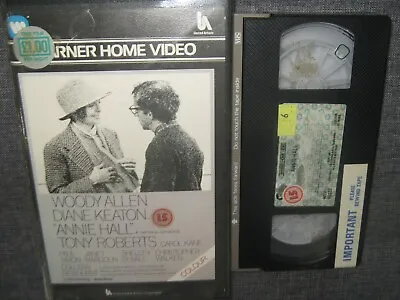 Annie Hall - Warner Pre Cert Big Box Vhs Comedy Drama - Woody Allen • £19.99