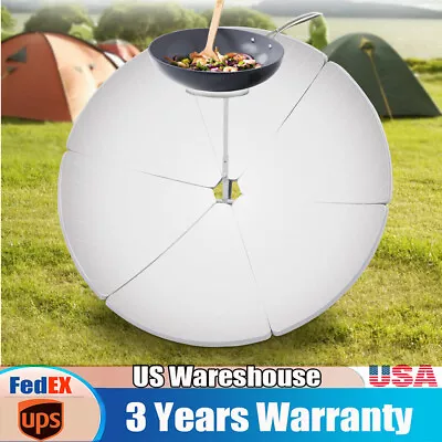 1800W Parabolic Solar Cooker High Efficiency Sun Oven 700-1000°C Outdoor Camping • $85