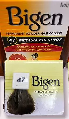 Bigen Hair Dye Permanent Powder Hair Colour No Ammonia Mix With Water-All Colour • £4.99