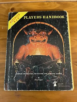 $99 • Buy Advanced D&D Players Handbook - October 1979 5th Printing