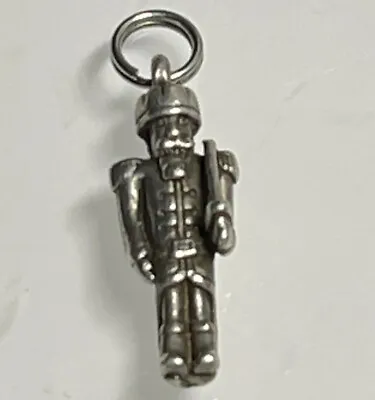 £29.34 • Buy Nutcracker Soldier Toy Sword Christmas Pendant Traditional Charm Sterling Silver