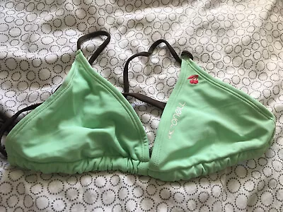 O’Neill Bikini Top Mint Green Cherries Size 40 • £10