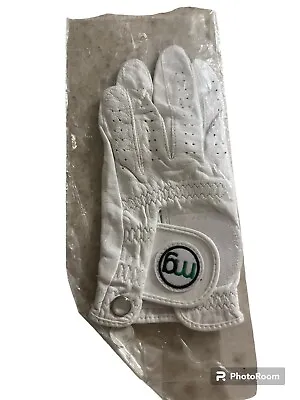 MG Master Grip Golf Glove Dynagrip Cabretta Leather Cadet Left Medium - White • $9.88