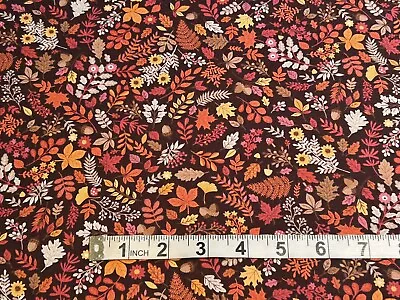 'Autumn Days Foliage'  Makower Patchwork/craft Cotton • £1.99