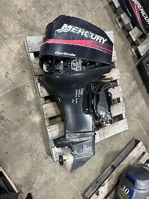 1999 Mercury 40 Hp 4-Stroke Carbureted 20  Outboard Boat Motor Engine Four • $550