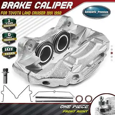 Brake Caliper W/ 4 Pistons For Toyota Land Cruiser 1991 1992 Front Right RH Side • $68.99