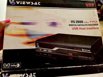 $14 • Buy Viewsat VS2000 Ultra Digital Satellite Receiver FTA, USB Host Interface, Manual