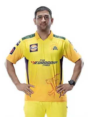 New Chennai Super Kings CSK TATA IPL 2024 Jersey For Men's With Dhoni's Name • $47.30