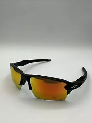 OO9188-8659 Oakley FLAK 2.0 Black Camo Ruby Iridium 59-12-133 • $84