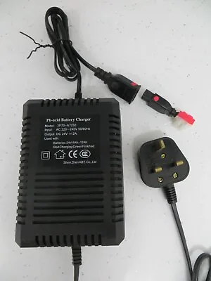 24v Dc Battery Charger 2 Amp Golf Caddy Cart Acid Mobility Scooter Wheel Chair • £19.99