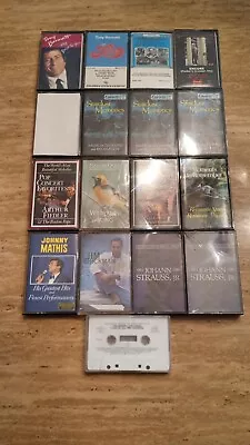 $18.29 • Buy Lot (15) Vintage Cassette Rock Country Classical Orchestra Tapes Tony Bennett