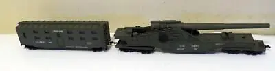 Vintage Cox Ho Army Troop Car And Cannon Car Scarce • $29.95