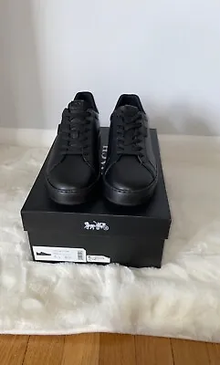 New In Box Coach Mens Low Line Black Sneaker • $159