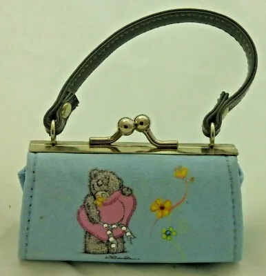 Me To You   Light Blue Lip Stick Or Coin Purse / Bag - With Handles - Great Item • £4.70