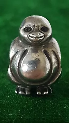 925 Silver Pandora Smooth Head Penguin Charm • £15