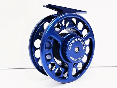 Galvan Rush Light R-8LT Size 8 Fly Reel - Color Blue - NEW • $400