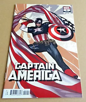 Marvel Comics Captain America #1 Variant Edition Comic  Nm/nm+ / September 2018 • £4.95