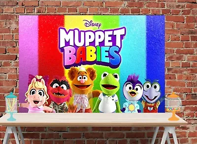 3x6 Muppet Babies Vinyl Birthday Banner • $53