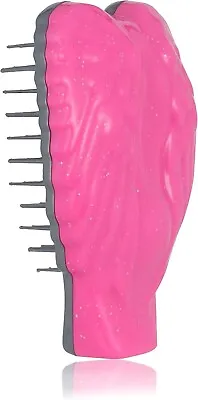 Tangle Angel Reborn Compact Detangled Brush Pink Sparkle • £8.99