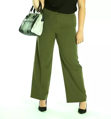 New Magisculpt 🌺 Tailored Green Stretch Smart Trousers 🌺 Size 14 # T38* • £12.99