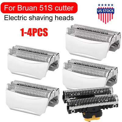 4X Shaver Cutter & Foil For 51S 51B BRAUN 8000 Series 5 8985 8995 550 Razor Head • $37.80