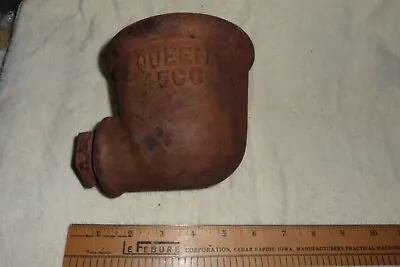 Antique  Queen 45cc Cast Iron Hand Well Pump Water Diverter Cup  • $56