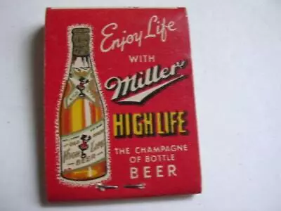 1940's U & I Tavern MILLER HIGH LIFE Radtke & Baber Beaver Dam Wis Matchbook WI • $19.99