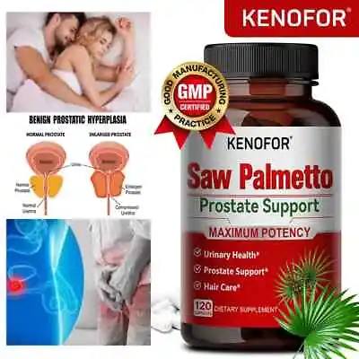 High Extract Saw Palmetto - 3x Strength Urinary Health Prostate Support • $18.01