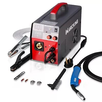 180A Digital MIG Welder 110/220V Dual Voltage Gas/Gasless IGBT Inverter Weld... • $225.18