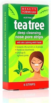 £5.95 • Buy Australian Tea Tree & Witch Hazel Nose Strips Removes Blackheads Unclogs Pores