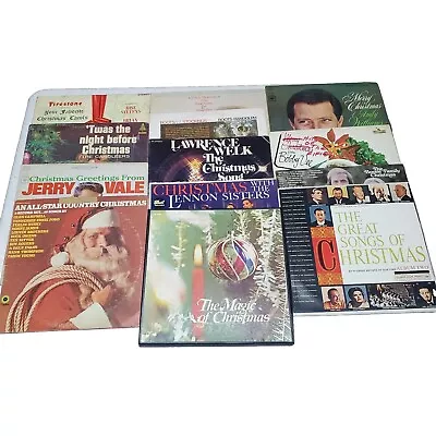 Lot Of 13 Vintage Mixed Christmas Album Holiday Music Vinyl Records • $22.95