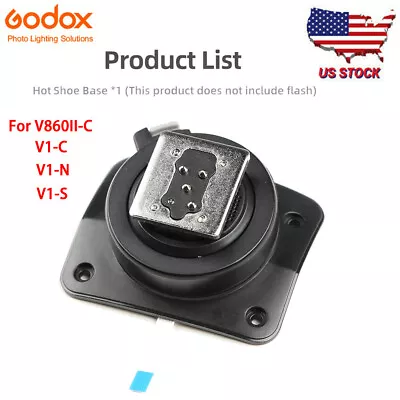 $12.99 • Buy US Godox Speedlite V860II-C V1-C V1-N V1-S Flash Hot Shoe Replace Accessories