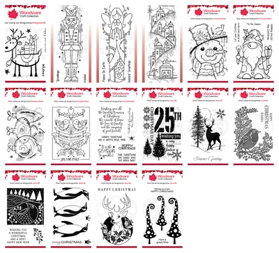 £7.50 • Buy Woodware Clear Singles Stamp - Christmas 2020 - Multibuy Available - CHOOSE