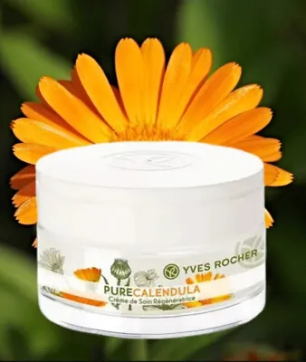 YVES ROCHER Pure Calendula Regenerating Nourishing Cream Day/Night 50ml  • £16.45