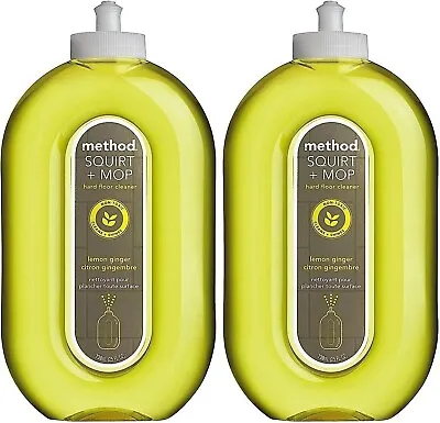 Method Squirt & Mop Hard Floor Cleaner - Lemon Ginger - 25 Fl Oz (Pack Of 2) • $20.38