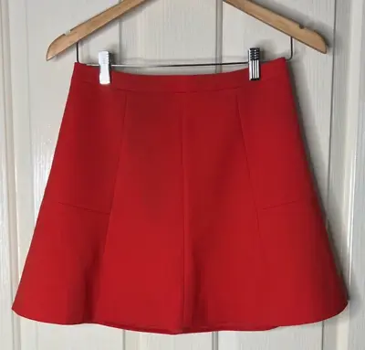 J Crew Orange Short Skirt Fully Lined - As New Condition - Size 0 (6 AU) • $24.95
