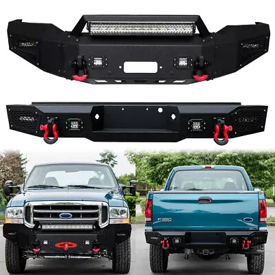 Vijay For 1999-2004 Ford F250 F350 Steel Front Or Rear Bumper With LED Lights • $1059.99
