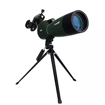 Svbony SV28 Spotting Scope With Tripod Phone Adapter 25-75X70 HD Zoom BAK4 • £87.49